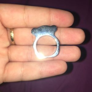 Silver Bear ring